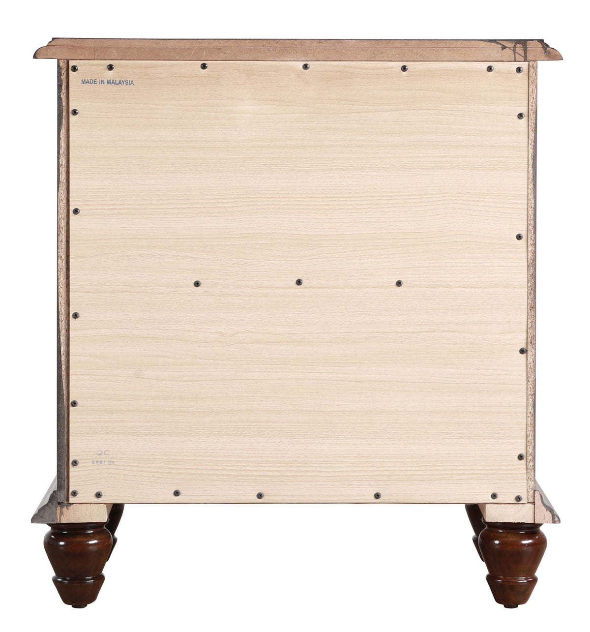 Cappuccino accent nightstand real wood veneers durable drawers by HouseOfZazla on Tampa Home & Garden Store