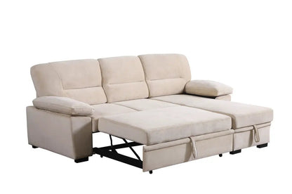Kipling Reversible Sleeper Sectional Sofa Chaise
