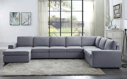 Tifton 7 Seat Reversible Modular Sofa Chaise