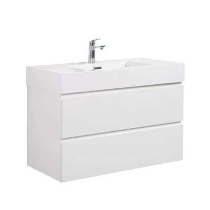 Alice Wall Mounted Floating Vanity With Sink