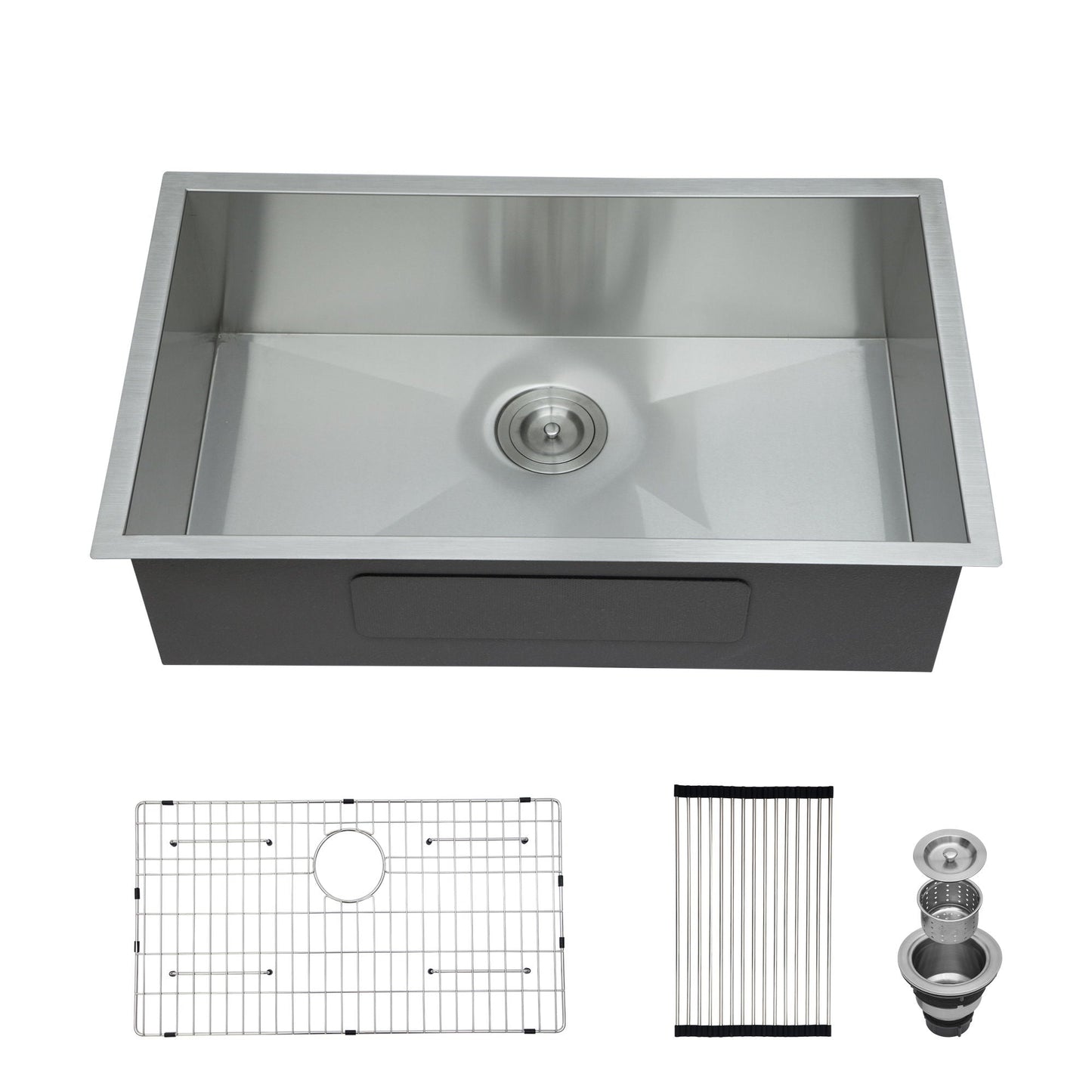 Modern Deep Single Bowl and Stainless Steel Sink