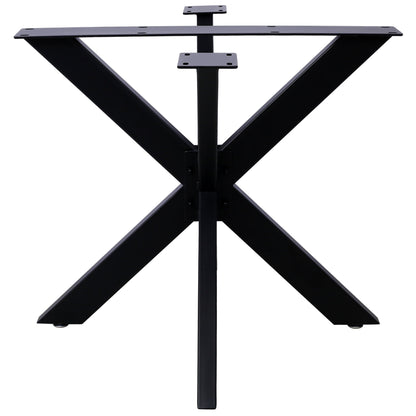 Spider Shaped Steel Table Base - Black, heavy duty construction, HouseOfZazla metal pedestal on Tampa Home & Garden Store