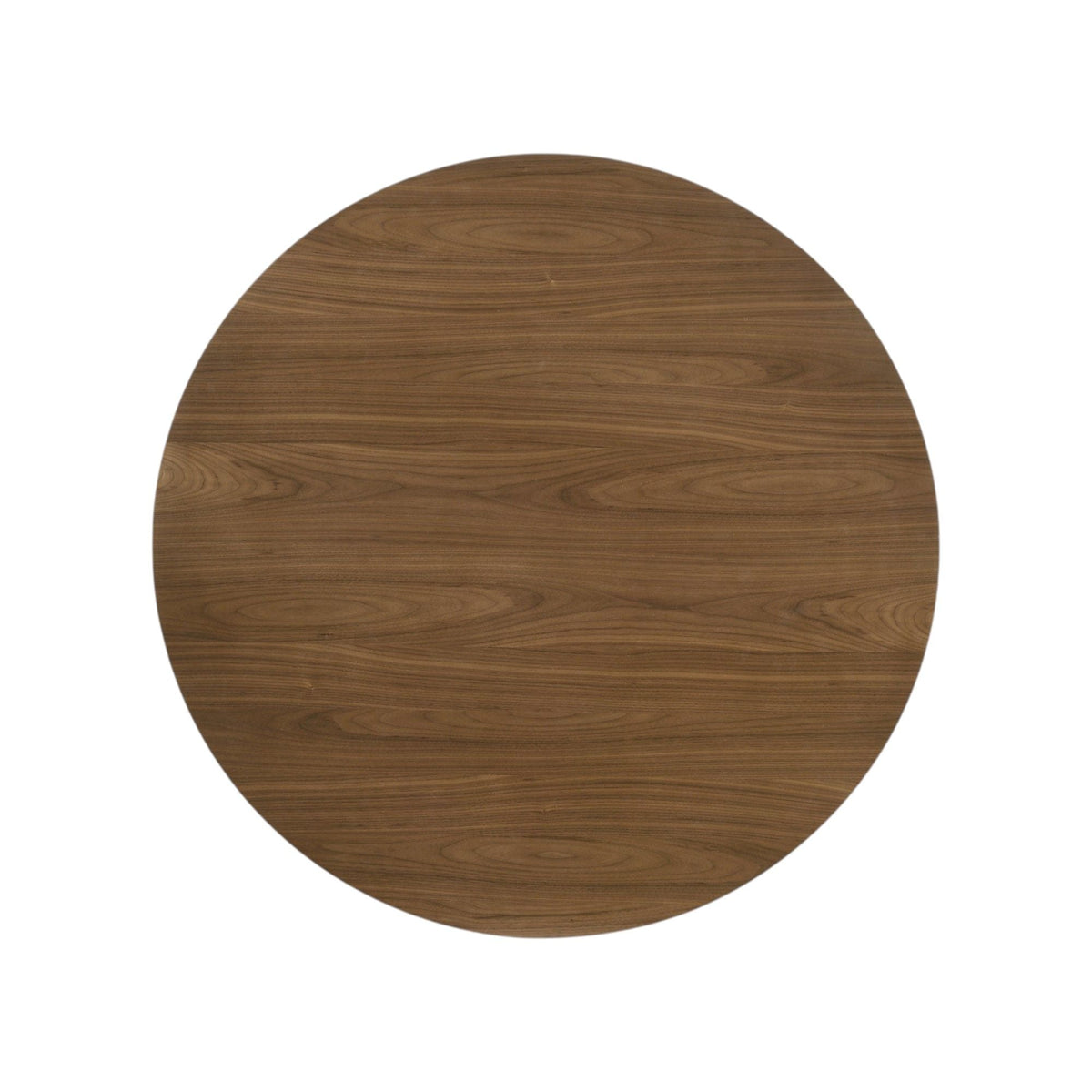 Delmon Round Dining Table with Fixed Top dark walnut wood HouseOfZazla on Tampa Home & Garden Store