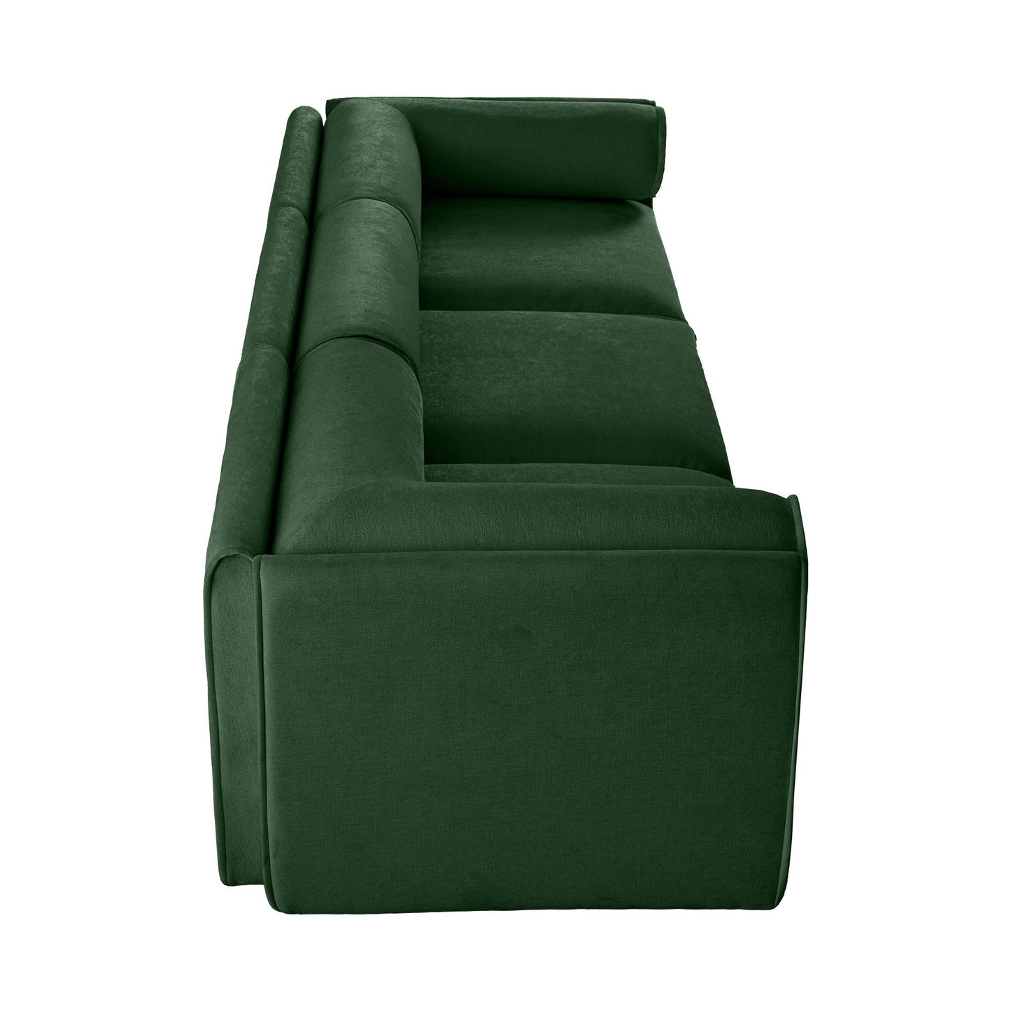 Modern Sofa with Storage and Cylindrical Backrest