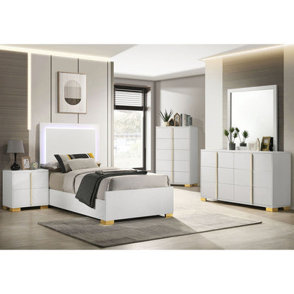 Jeremiah LED Panel Bed and Touch Lighting