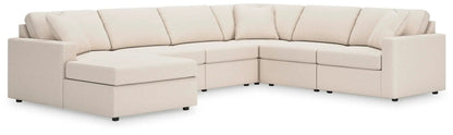 Modmax Oyster sectional sofa with chaise in beige fabric by Unique Piece Furniture on Tampa Home & Garden Store