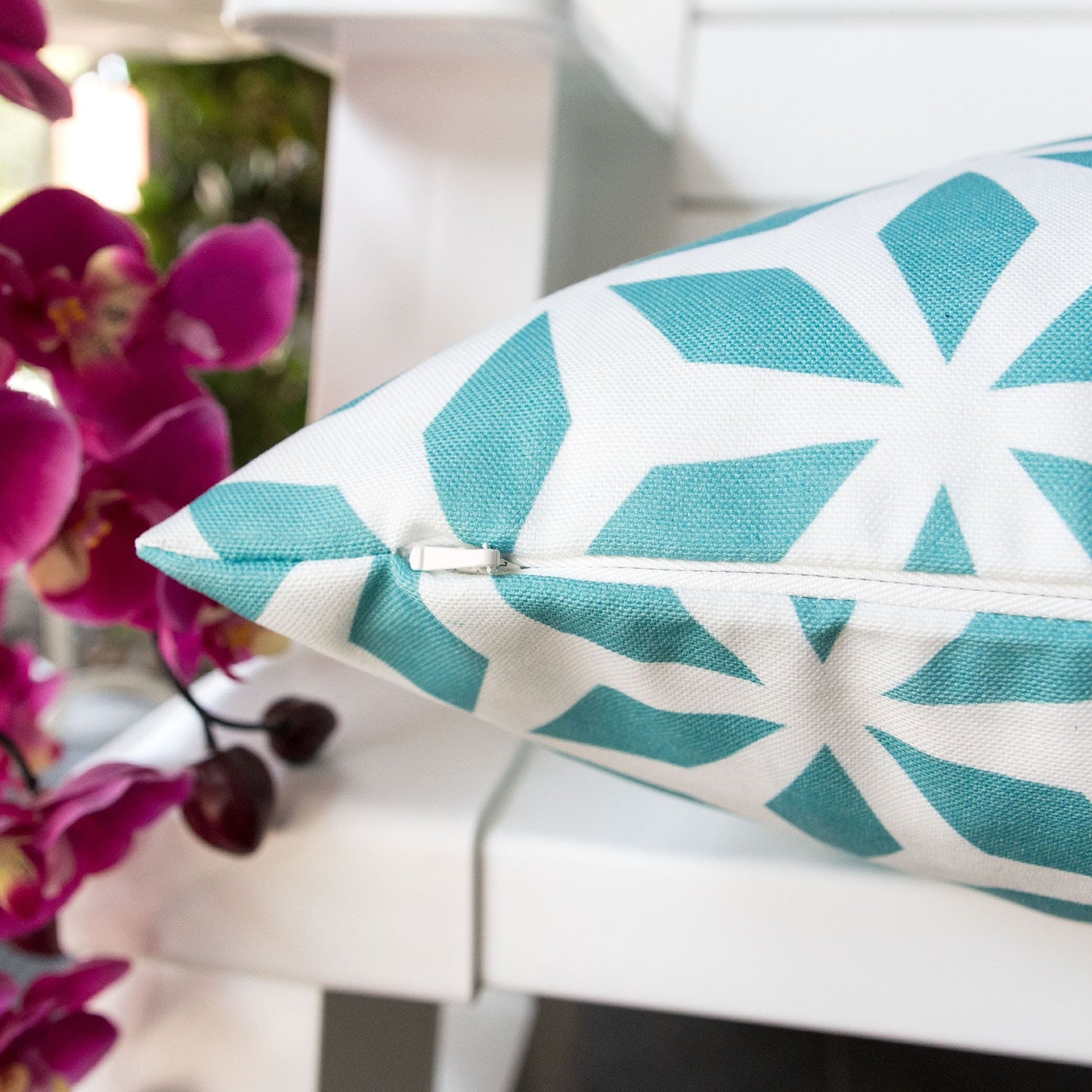 Crystal Burst Indoor and Outdoor Accent Pillow