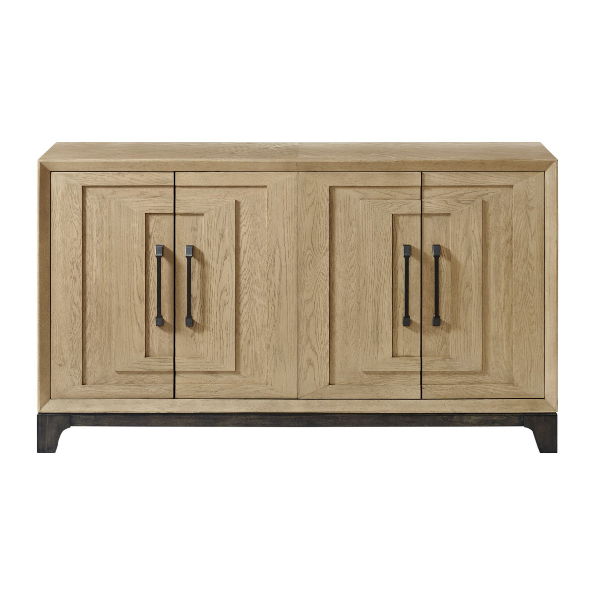 Sideboard with ample storage and wine racks in brown wood finish by HouseOfZazla on Tampa Home & Garden Store
