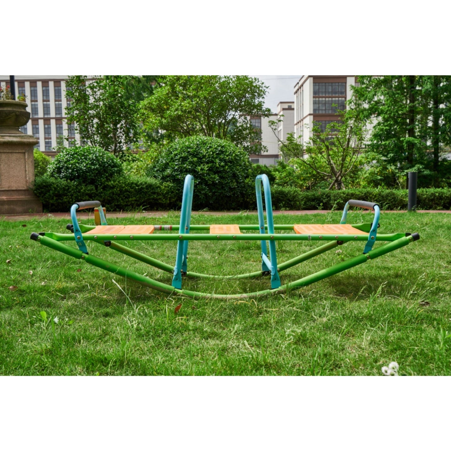 Kids Outdoor Seesaw and Plastic Rocker Board