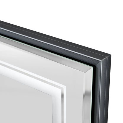 Led Beveled Front and Backlit Mirror for Bathroom