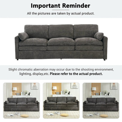 Cozy Upholstered 3 Seater Sofa for Living Room