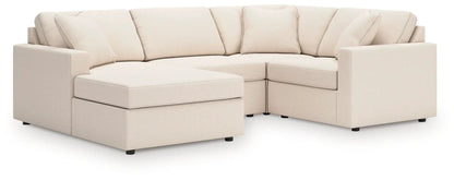 Modmax Sectional Oyster L-shaped stationary sofa with chaise from Unique Piece Furniture on Tampa Home & Garden Store
