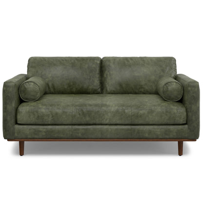 Morrison Brazilian Leather Sofa and Ottoman Set