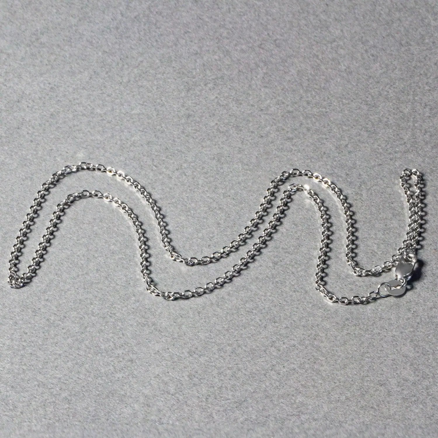 18k White Gold Diamond-Cut Cable Link Chain Necklace 1.40 mm Bids.com on Tampa Home & Garden Store