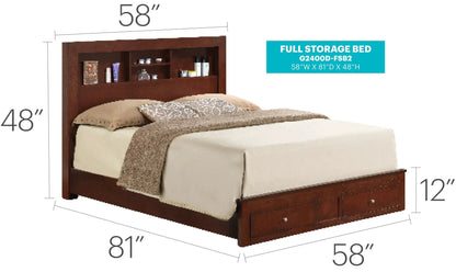 Storage Bed for Modern Spaces with Drawers