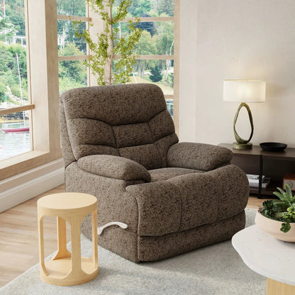 Swivel Glider Recliner brown textured fabric by Unique Piece Furniture on Tampa Home & Garden Store