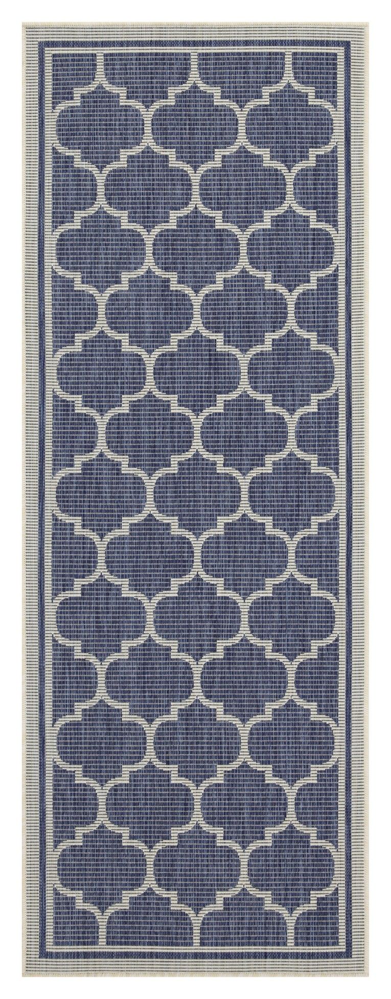 Sunshine Trellis Pattern Indoor and Outdoor Rug