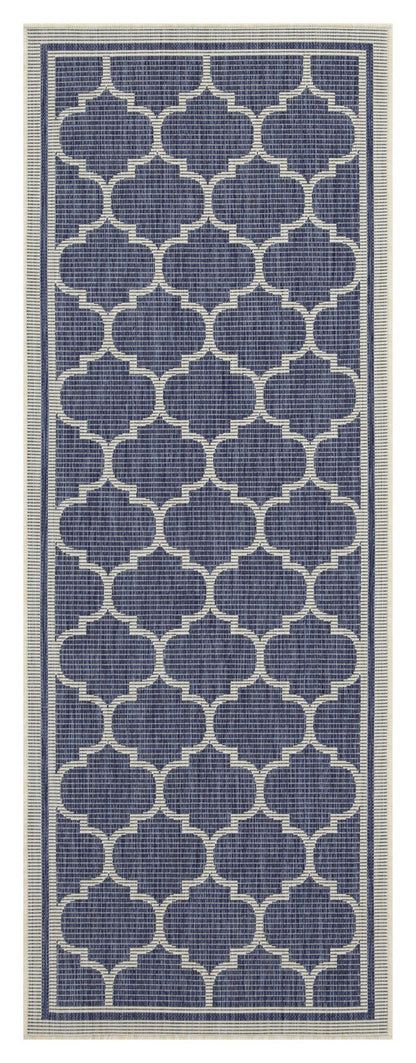 Sunshine Trellis Pattern Indoor and Outdoor Rug