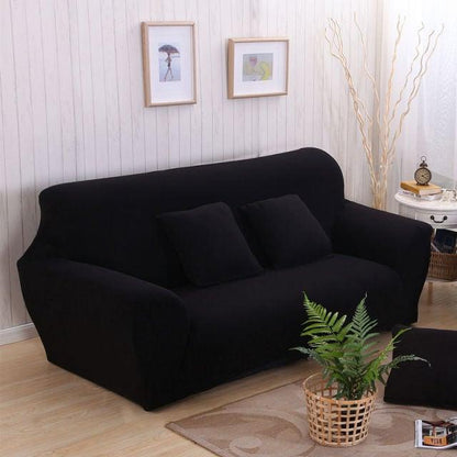 Stevvex butterfly 3D printed sofa slipcover for 2/3 seater black stretch anti-slip on Tampa Home & Garden Store
