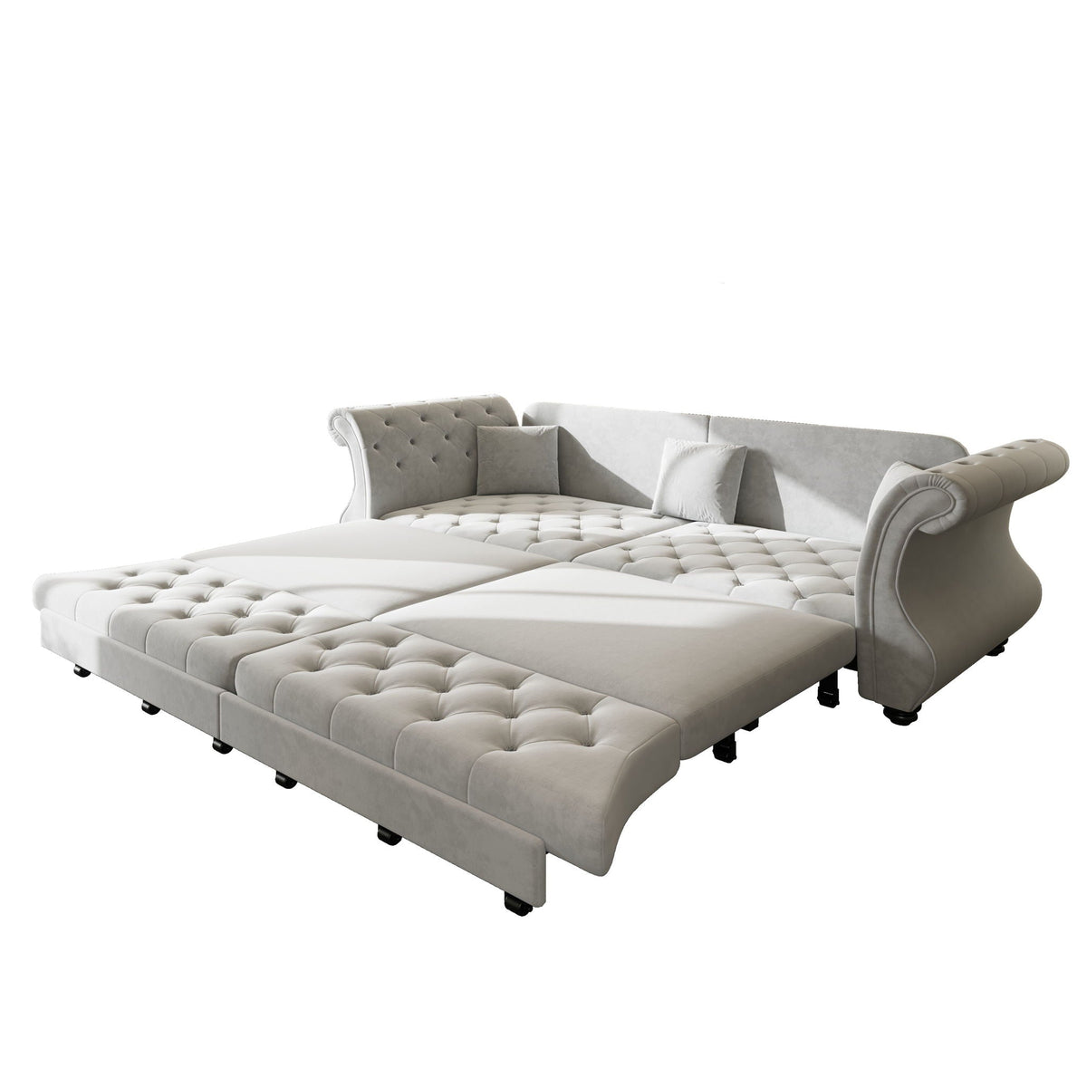 Oversized Chesterfield Sofa and a Pull Out Bed