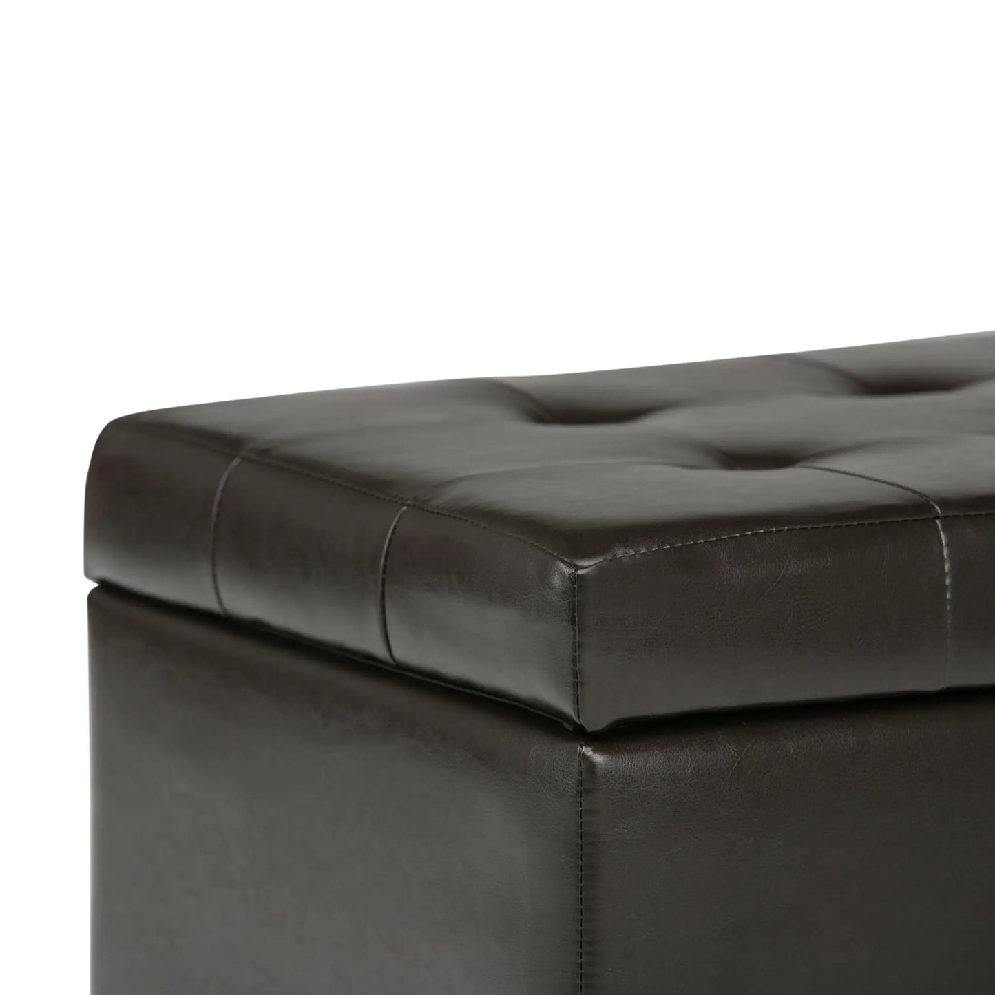 Cosmopolitan Upholstered Storage Ottoman Bench
