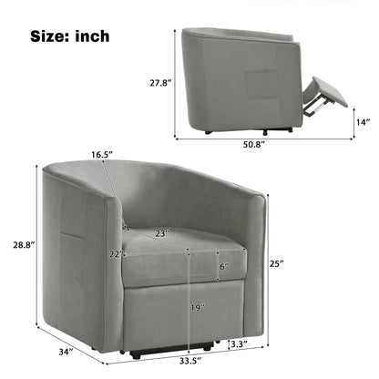Power Lift Recliner with Footrest and Side Pocket