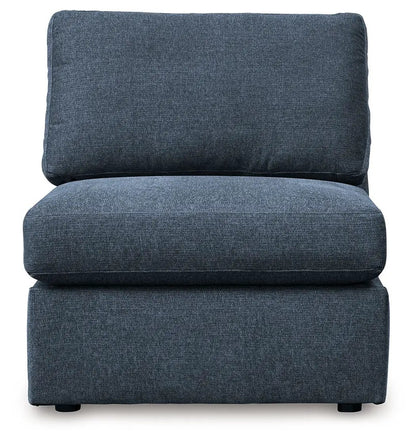 Modmax Sectional Ink blue denim fabric by Unique Piece Furniture stationary seating unit on Tampa Home & Garden Store