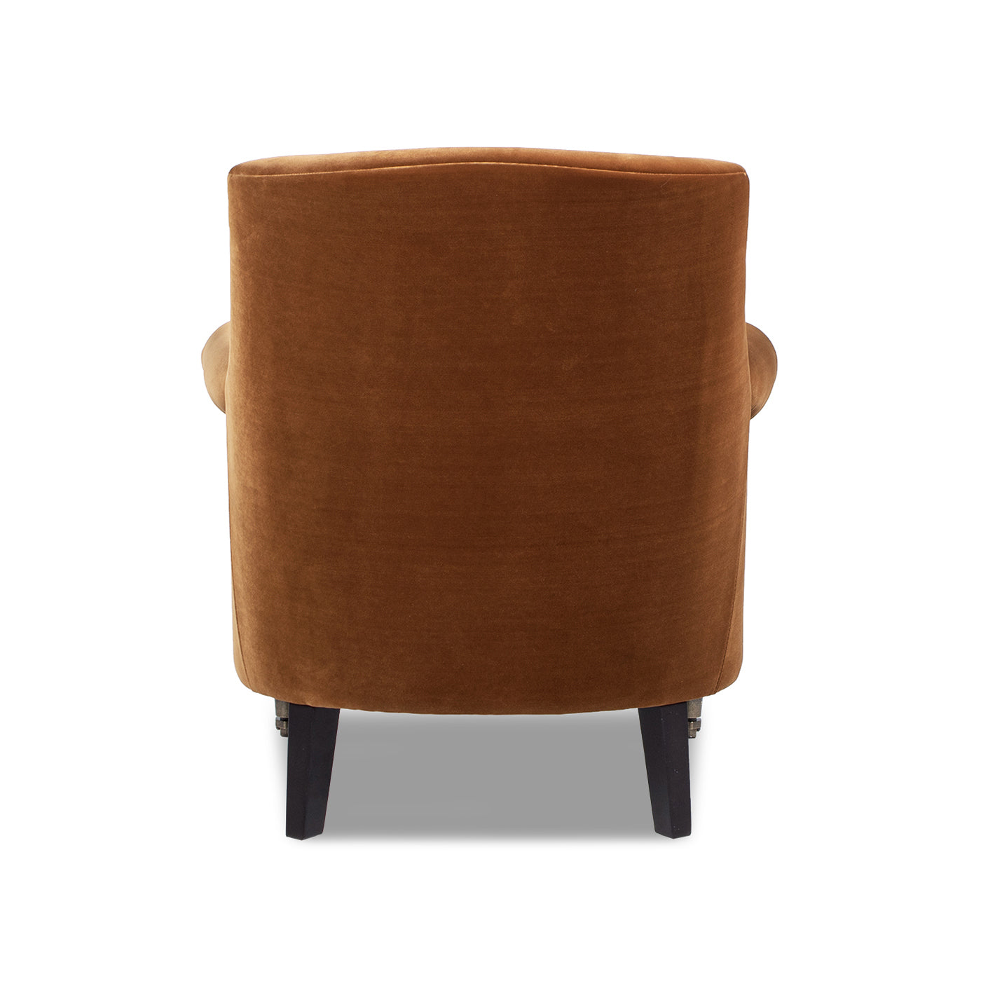 Eloise 30' Pleated Sock Arm Accent Armchair burnt orange performance velvet by HouseOfZazla on Tampa Home & Garden Store
