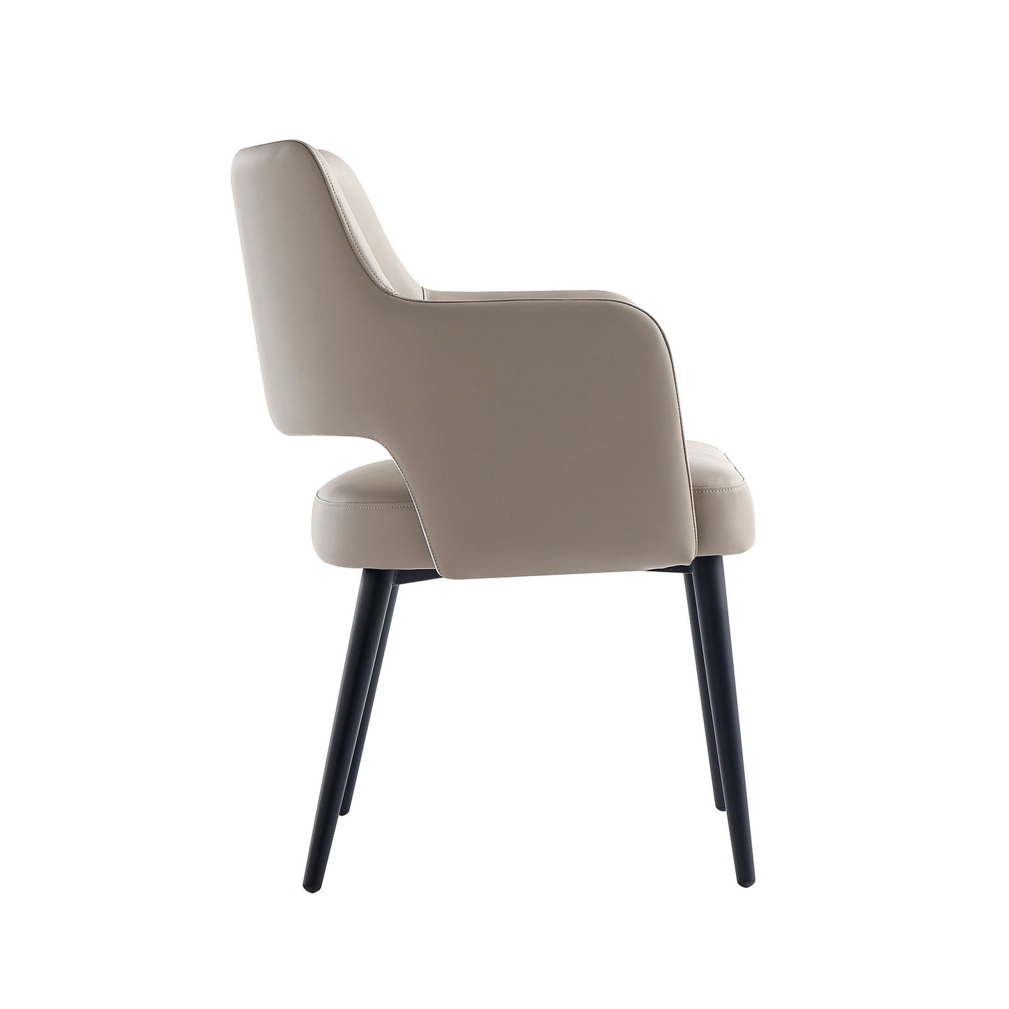 Modern Tremont Dining Armchair and Steel Frame