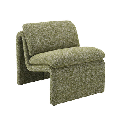 Jaeda Innovative Accent Chair in the Curved Shape