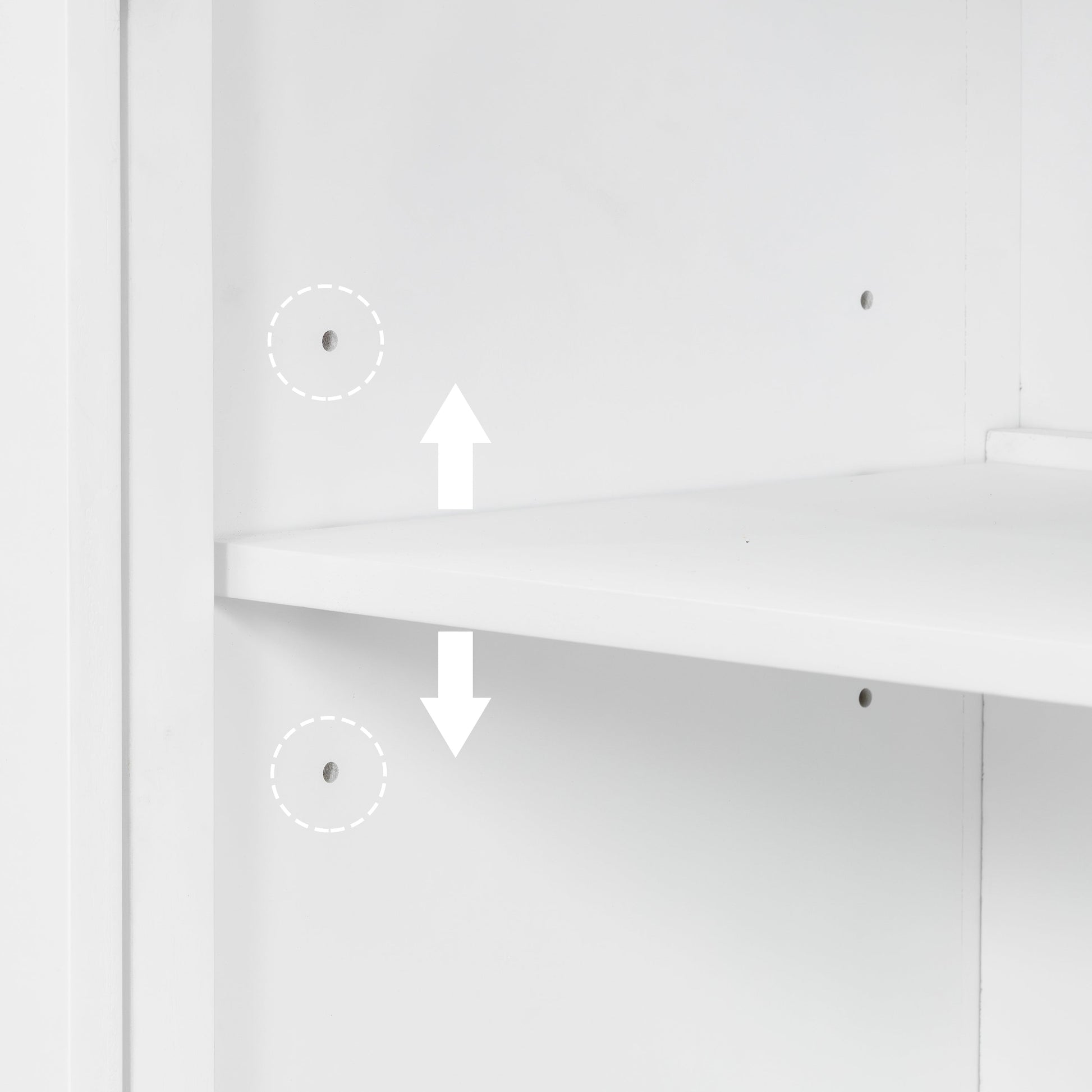 Storage Cabinet 3 Doors white, stylish design, HouseOfZazla Buffets & Sideboards furniture on Tampa Home & Garden Store