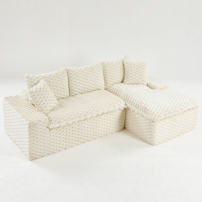 Modular Convertible Sofa and Twin Chaise Lounge