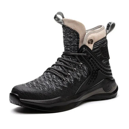 Breathable Flying Woven Safety Shoes for Men