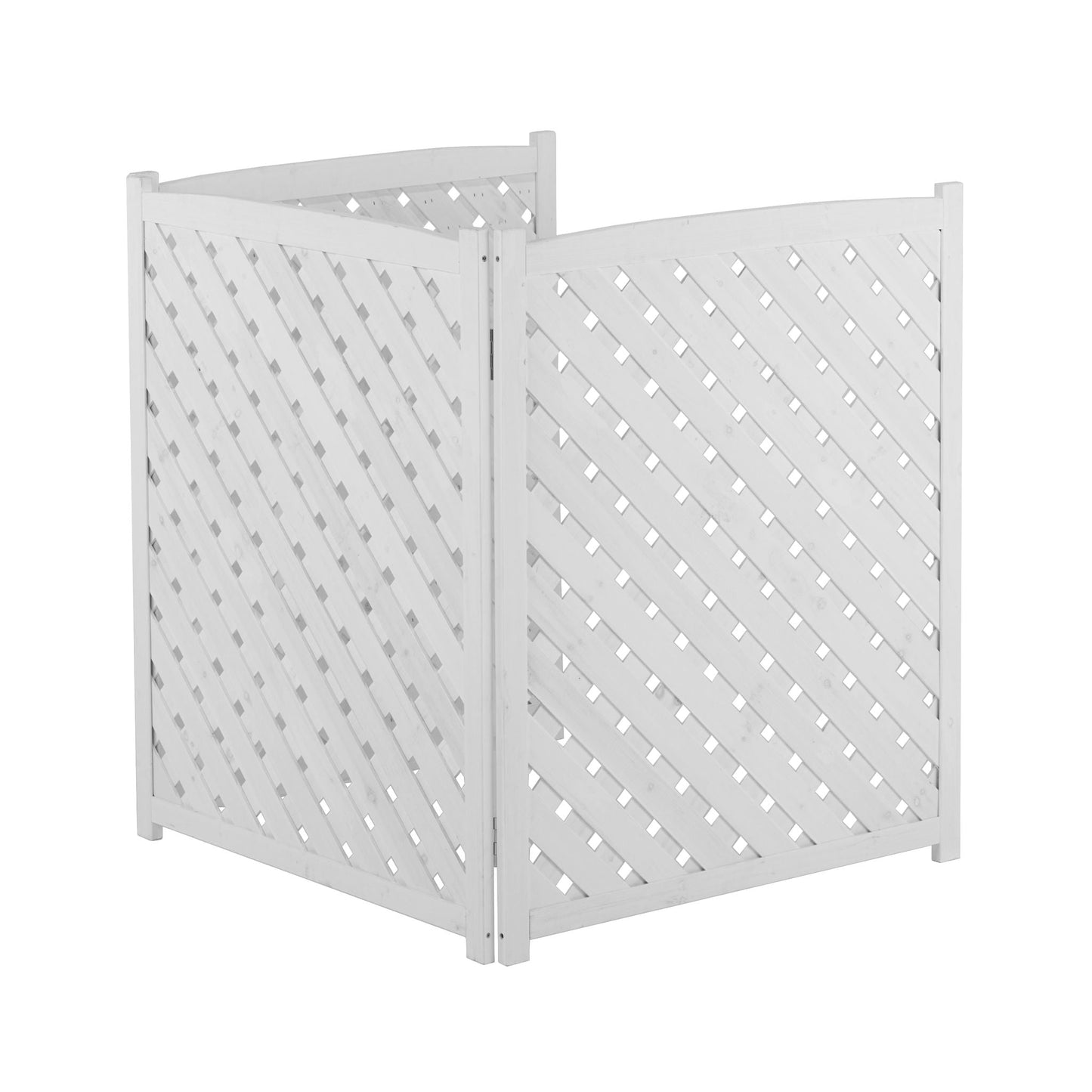 Outdoor 3 Panel Air Conditioner Screen For Patios
