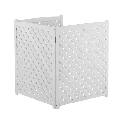 Outdoor 3 Panel Air Conditioner Screen For Patios
