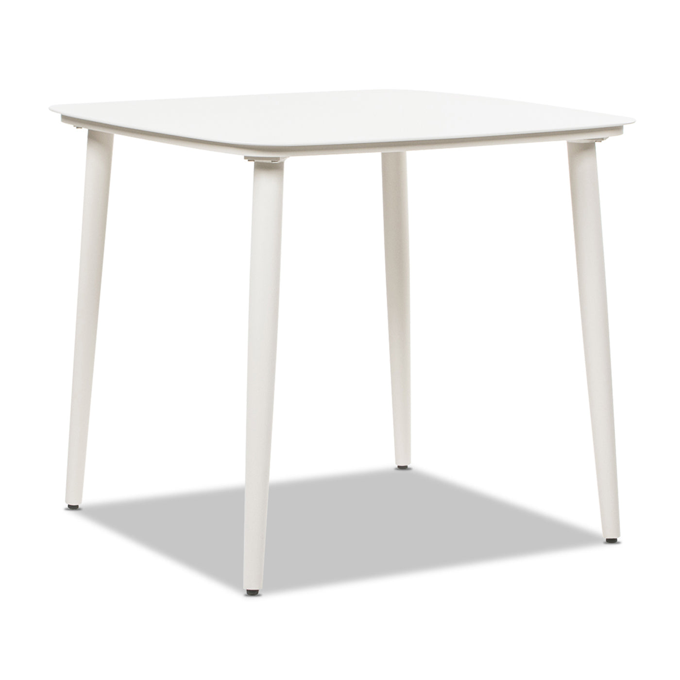 Santorini Outdoor Patio Table and a Solid Metal Base