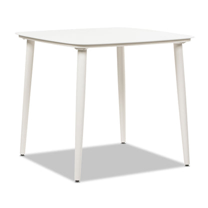 Santorini Outdoor Patio Table and a Solid Metal Base