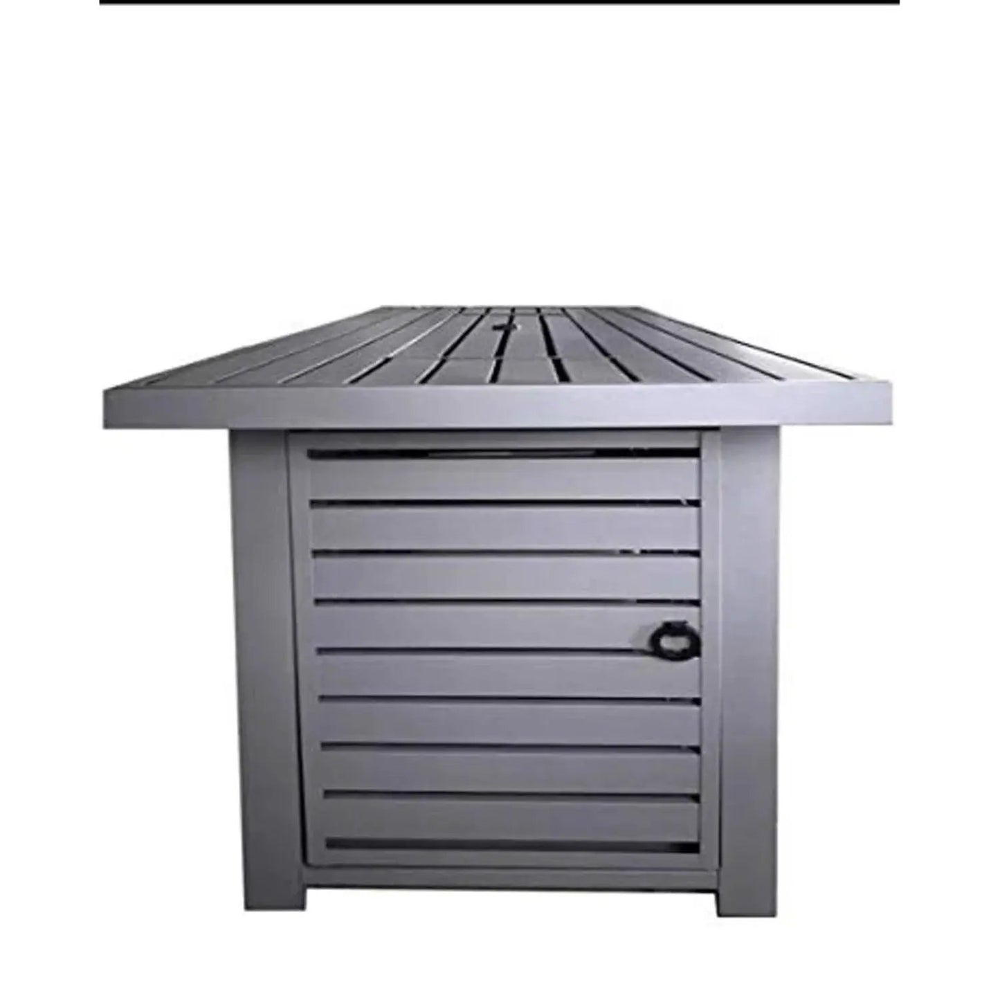 Outdoor Fire Pit Table With Lid Dual Fuel