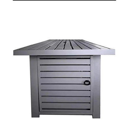Outdoor Fire Pit Table With Lid Dual Fuel