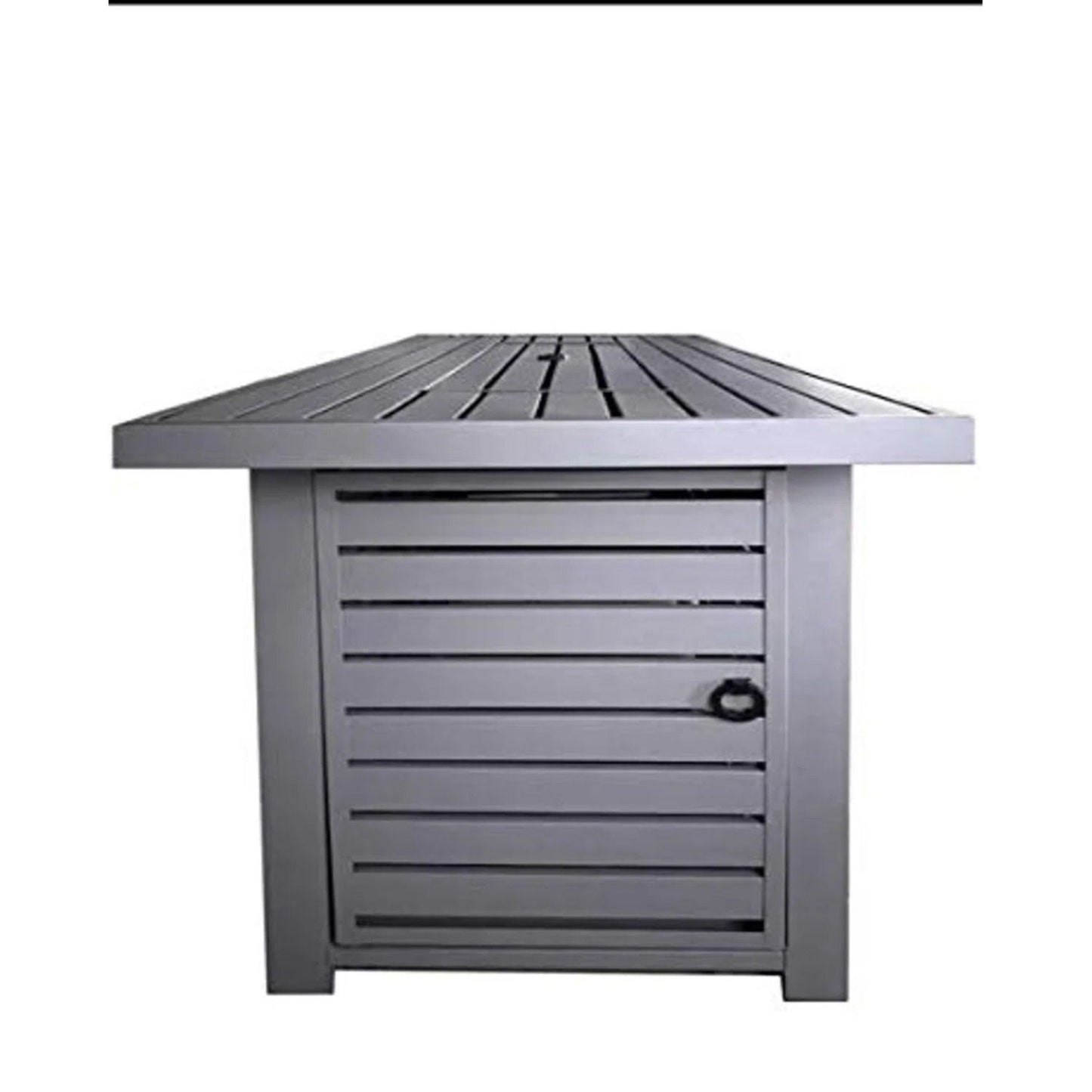 Steel Outdoor Fire Pit Table and Dual Fuel
