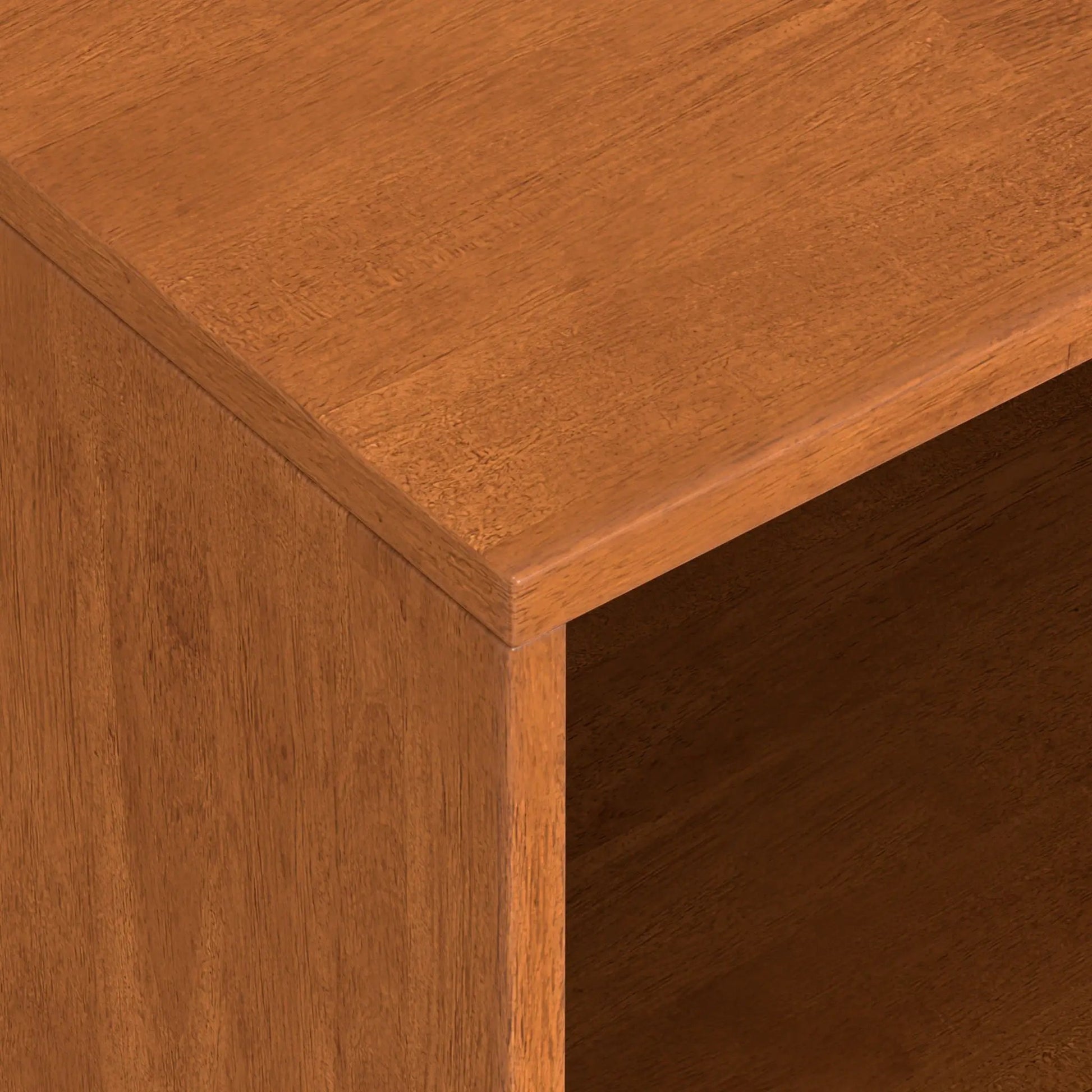 Harper Handcrafted Bookcase With Storage, warm oak wood grain, Unique Piece Furniture on Tampa Home & Garden Store