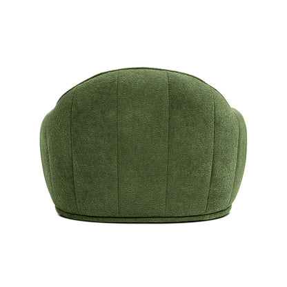 Louie 30.5in Dog Sofa Bed Moss green round plush fabric by HouseOfZazla on Tampa Home & Garden Store