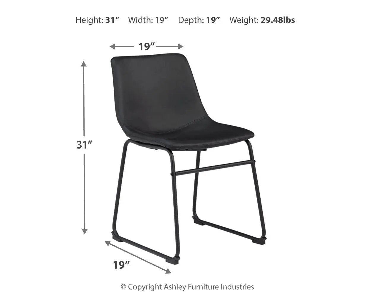 Centiar Upholstered Side Chair for Dining