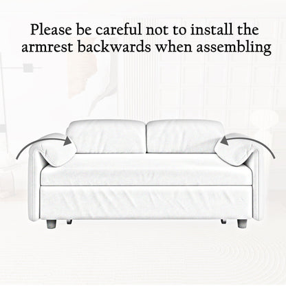 Dual Purpose Sofa and Retractable Queen Bed