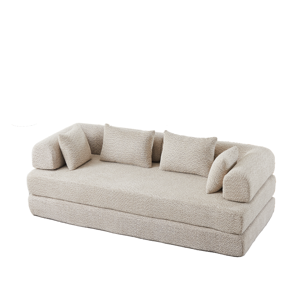 Soft Chenille and Convertible Sleeper Sofa Set