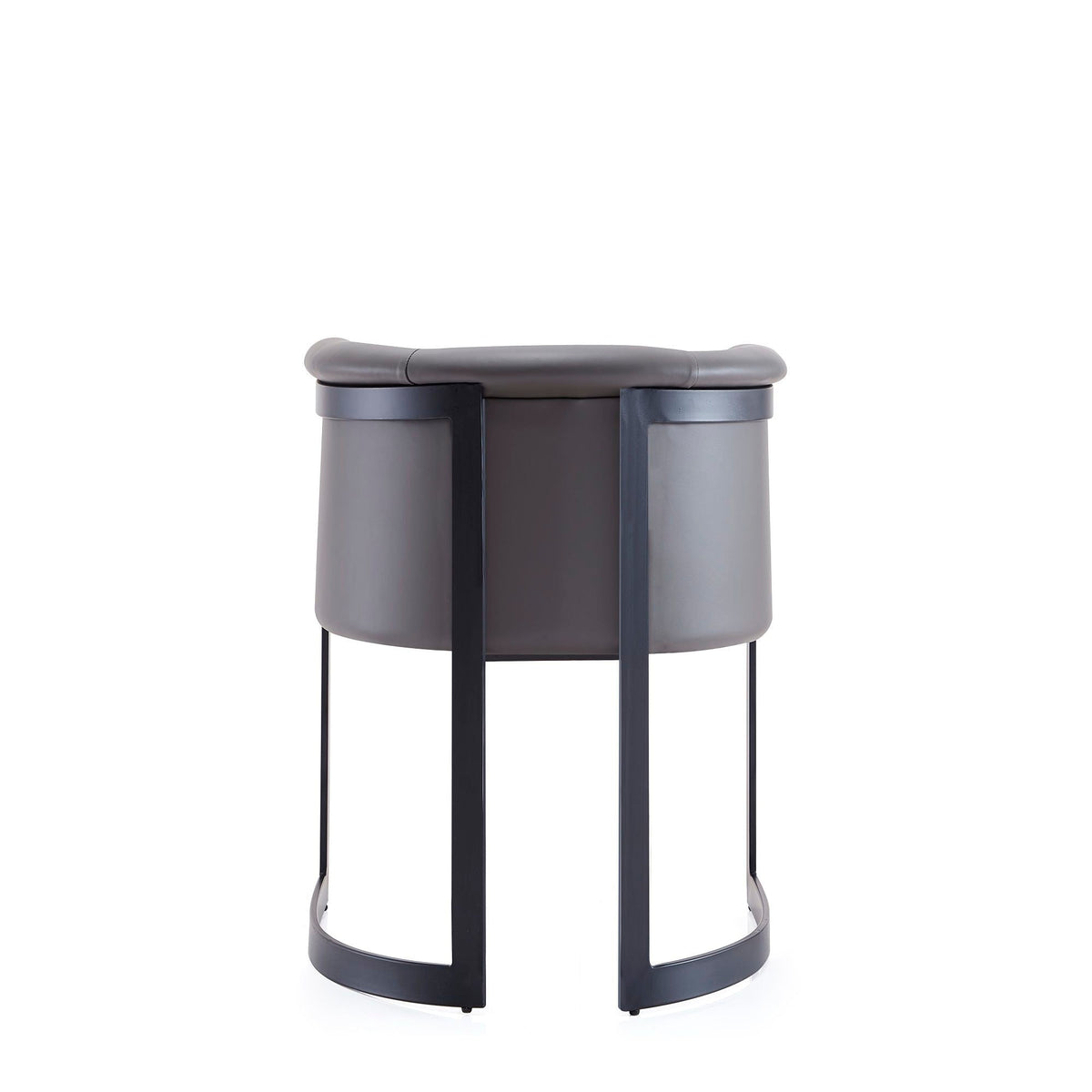 Corso Dining Chair with modern metal frame in dark gray on Tampa Home & Garden Store