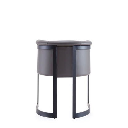 Corso Dining Chair with modern metal frame in dark gray on Tampa Home & Garden Store