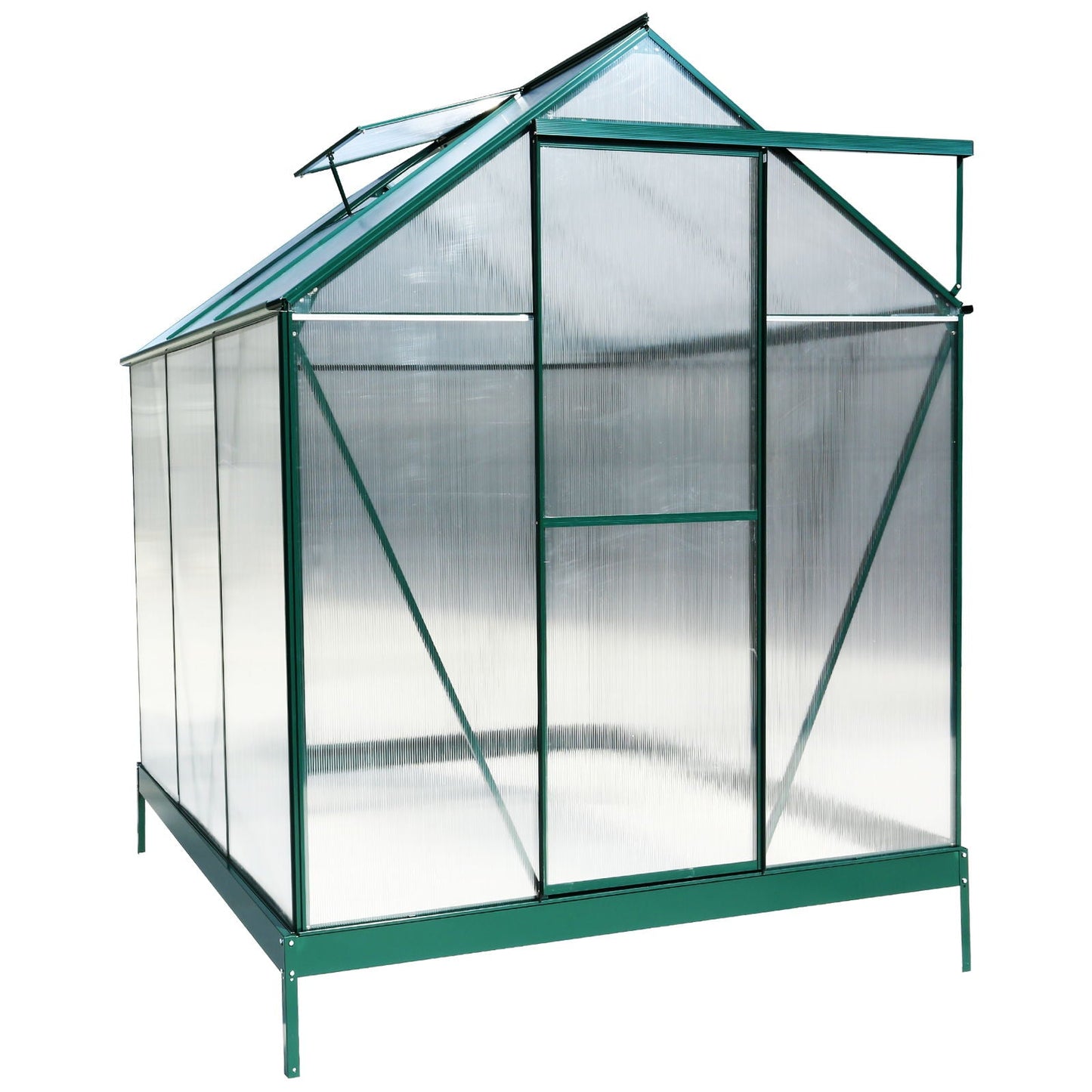 Heavy Duty Polycarbonate Greenhouse Kit and Door
