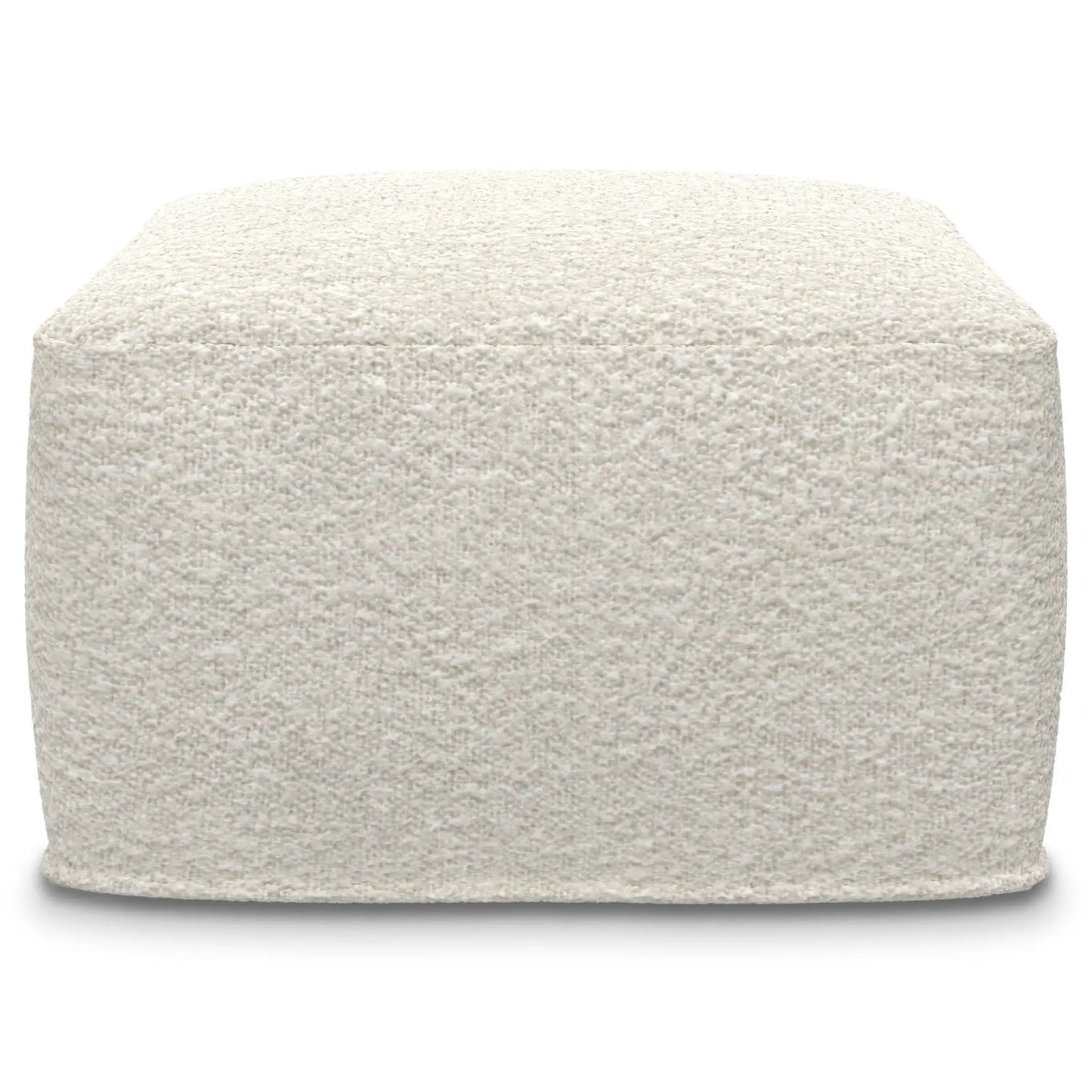 Chantal Square Pouf Soft Textured Comfort