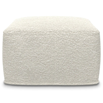 Chantal Square Pouf Soft Textured Comfort